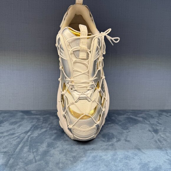 VERSACE Mercury M_VS_03 Rope, Leather and Mesh Sneakers. all sizes - Picture 3 of 16